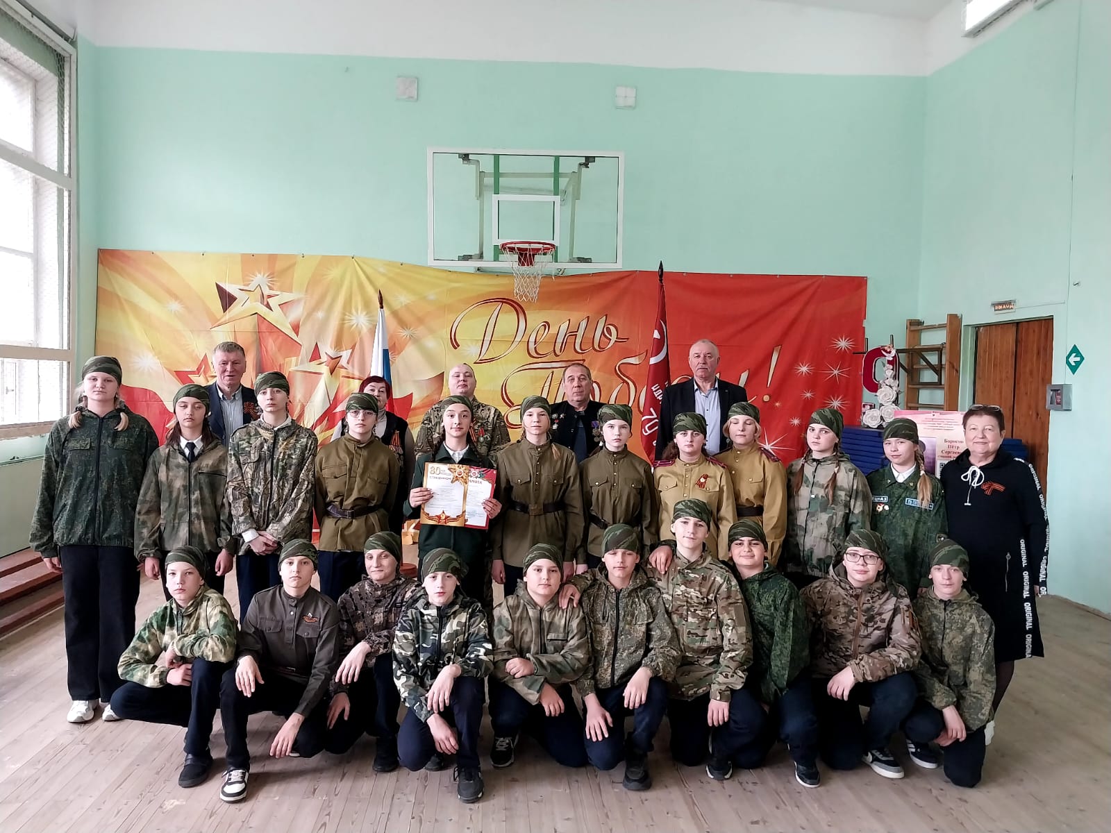 Смотр Строя и Песни среднее звено.#НавигаторыДетства71#Росдетцентр#оВеликойПобедеНД.
