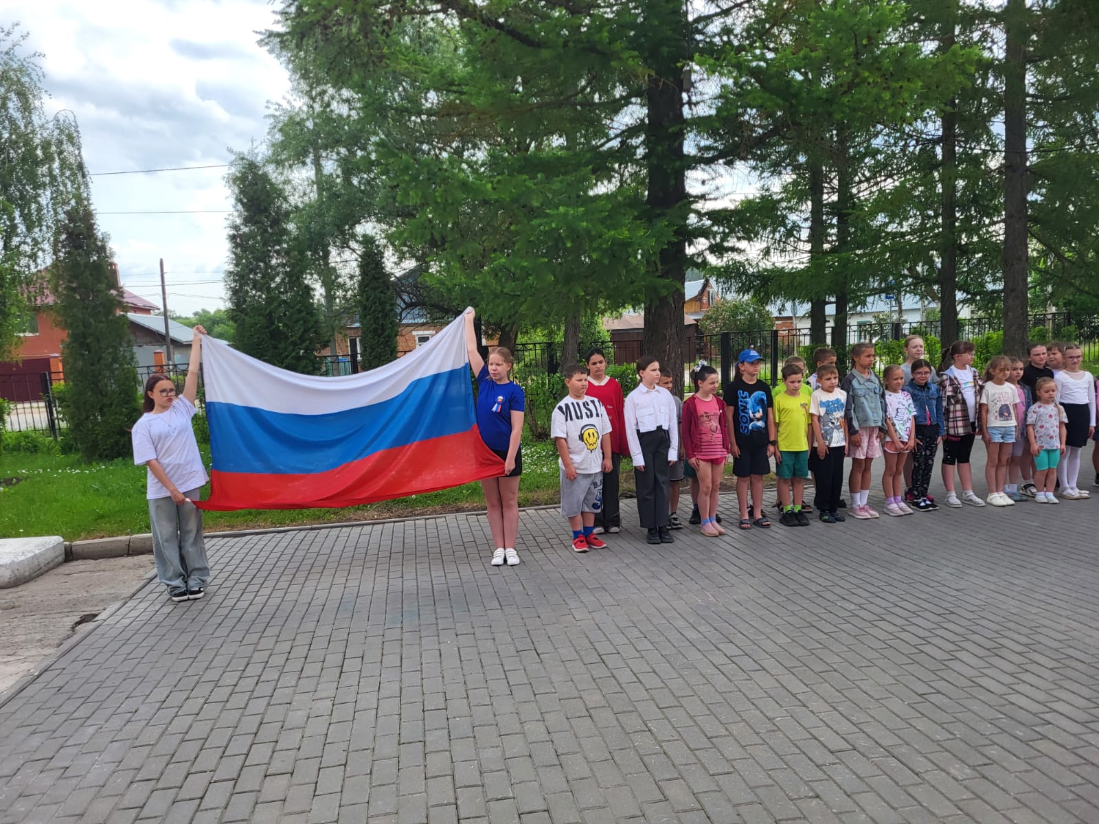 Торжественная линейка, посвященная Дню россии.#НавигаторыДетства71#Росдетцентр#оМоейРоссииНД#МыРоссия71.